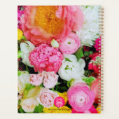 Bouquet Floral de Printemps Planificateur 2026 (Dos)