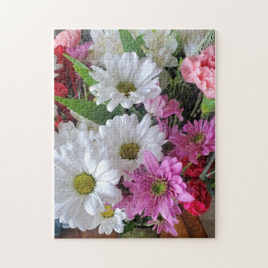 Bouquet floral en pleine floraison Puzzle (Vertical)