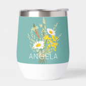 Bouquet floral fleur sauvage Nom personnalisé (Gauche)