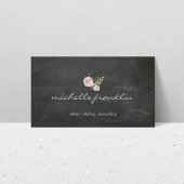 BOUQUET FLORAL FRANÇAIS sur Carte de visite EN CLA