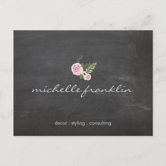 BOUQUET FLORAL FRANÇAIS sur carte postale (Devant)