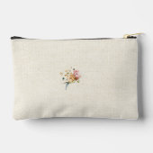 Bouquet floral Monogramme Sac cosmétique/Accessoir (Verso)