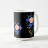 Bouquet floral Mug personnalisé (Devant droit)