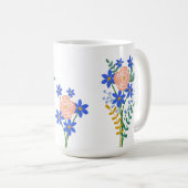 Bouquet floral Mug personnalisé (Devant droit)