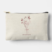 Bouquet floral pressé Sac cosmétique/Accessoire (Recto)