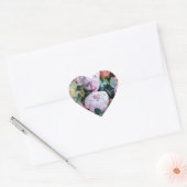 Bouquet Floral Sucré Étiquette en Forme de Cœur (Enveloppe)