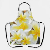 Bouquet Frangipani Jaune, Tablier Plein Impression (Recto)