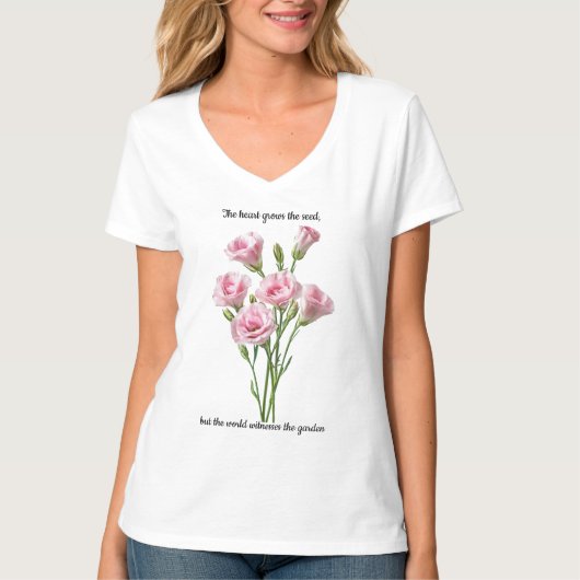 Bouquet Garden Delight Fleurs Tshirt (Devant)