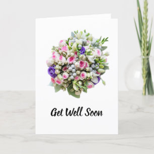Bouquet Get Well Card Kaart