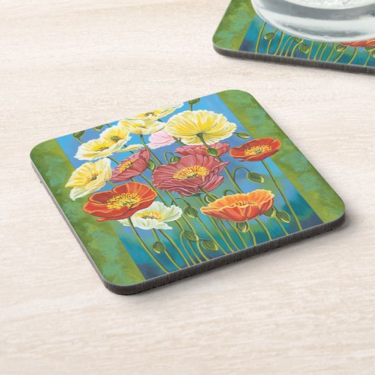 Bouquet in Border I Bier Onderzetter (Linkerzijde)