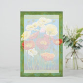 Bouquet in Border I Briefpapier (Staand voorkant)