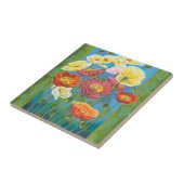 Bouquet in Border I Tegeltje (Zijkant)