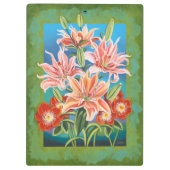 Bouquet in Border II Klembord (Achterkant)