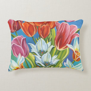 Bouquet in Border III Accent Kussen