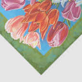 Bouquet in Border III Tissuepapier (Detail)