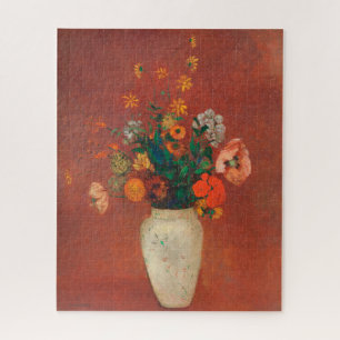 Bouquet in een Chinese Vase door Odilon Redon Legpuzzel