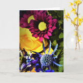 Bouquet, kaart (Gele Bloem)