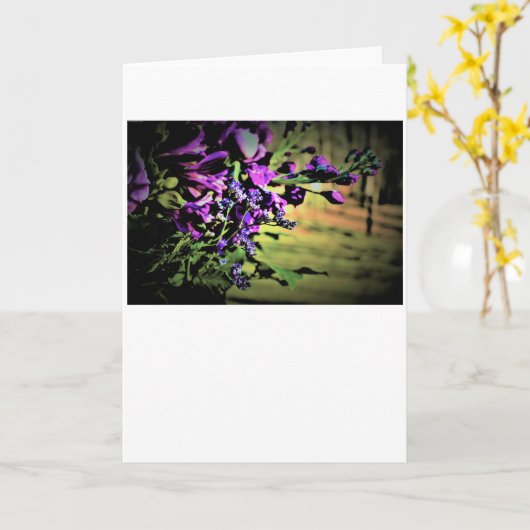 Bouquet, kaart (Gele Bloem)