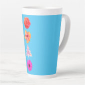 Bouquet Latte Mug (Angle droit)