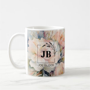 Bouquet mariage Monogramme Mug