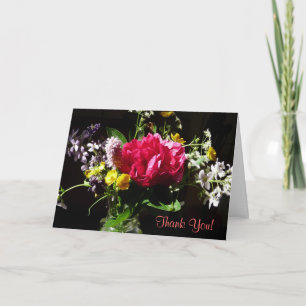 Bouquet Merci de fleurs avec poème