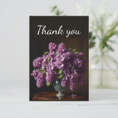 Bouquet Merci Fleurs de printemps Lilac Mauve (Debout devant)