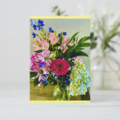 Bouquet Merci note (Debout devant)