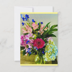 Bouquet Merci note