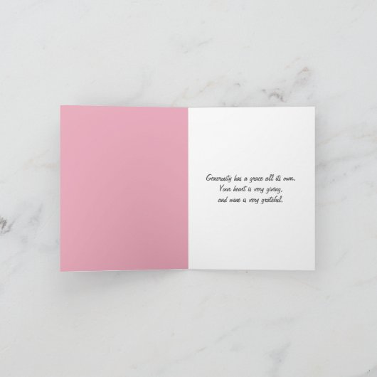 Bouquet Merci Rose (Intérieur)