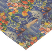 Bouquet met figuren op de achtergrond Lange Tafelloper (Hoek)