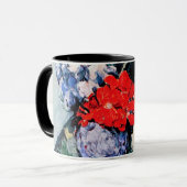 Bouquet met Little Delft, Paul Cezanne Mok (Voorkant links)