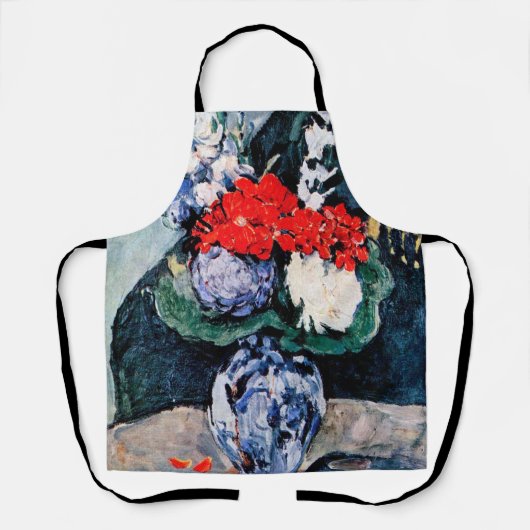 Bouquet met Little Delft, Paul Cezanne Schort (Voorkant)