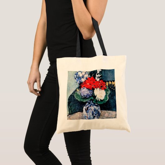 Bouquet met Little Delft, Paul Cezanne Tote Bag (Voorkant (product))