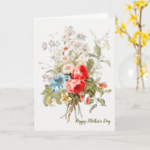  Bouquet-Moederdag (foto optioneel) Kaart (Gele Bloem)