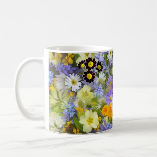 Bouquet Mug fleur sauvage (Gauche)