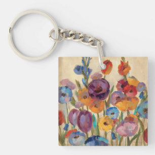 Bouquet of Colorful Flowers Sleutelhanger