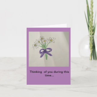 Bouquet of Daisies Get Well Card Kaart