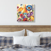 Bouquet of Flowers Canvas Afdruk (Insitu (Slaapkamer))