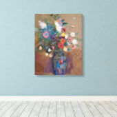 Bouquet of Flowers Canvas Afdruk (Insitu (Houten vloer))