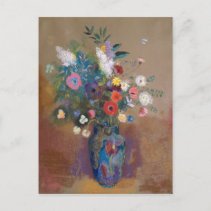 Bouquet of Flowers - Odilon Redon Briefkaart