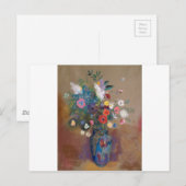 Bouquet of Flowers - Odilon Redon Briefkaart (Voorkant / Achterkant)