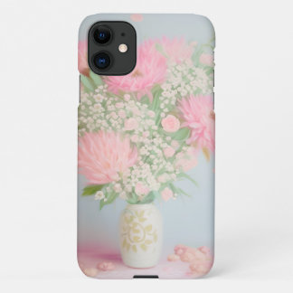 Bouquet of Flowers Oil Painting iPhone Case 11 Hoesje