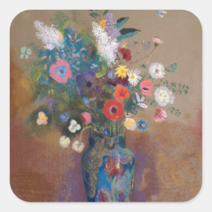 Bouquet of Flowers Vierkante Sticker