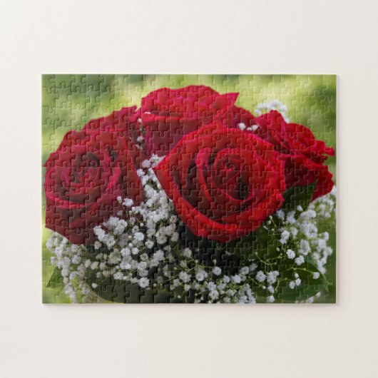 Bouquet of Red Roses Puzzle Legpuzzel (Horizontaal)