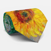 Bouquet of Sunflower Claude Monet Stropdas (Opgerold)