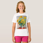 Bouquet of Sunflower Claude Monet T-shirt (Voorkant volledig)