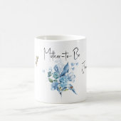 Bouquet ombré bleu Mug pour future maman (Centre)