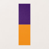 Bouquet Plum et Orange Peony Mariage Numéro de tab (Inside Unfolded)