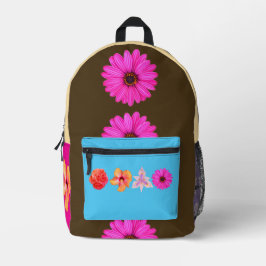 Bouquet Print Cut Sew Bag Bedrukte Rugzak