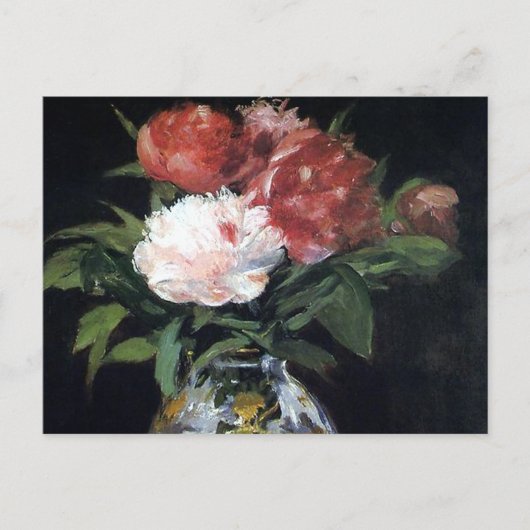 Bouquet romantique de carte postale Rose (Devant)